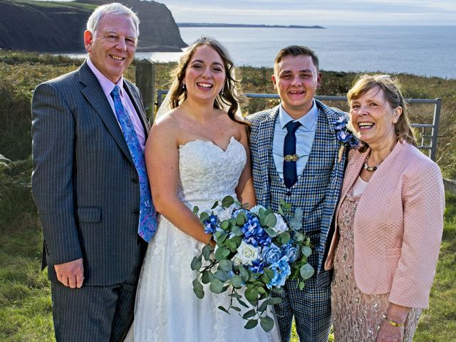 Joseph and Katie&apos;s Wedding in Caernarfon, Gwynedd 148