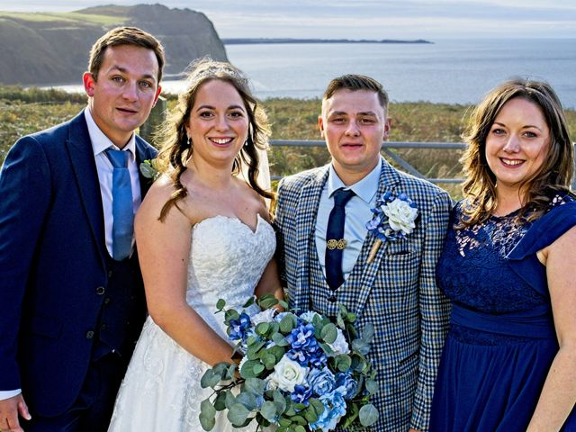 Joseph and Katie&apos;s Wedding in Caernarfon, Gwynedd 149