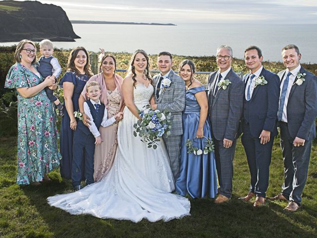 Joseph and Katie&apos;s Wedding in Caernarfon, Gwynedd 174