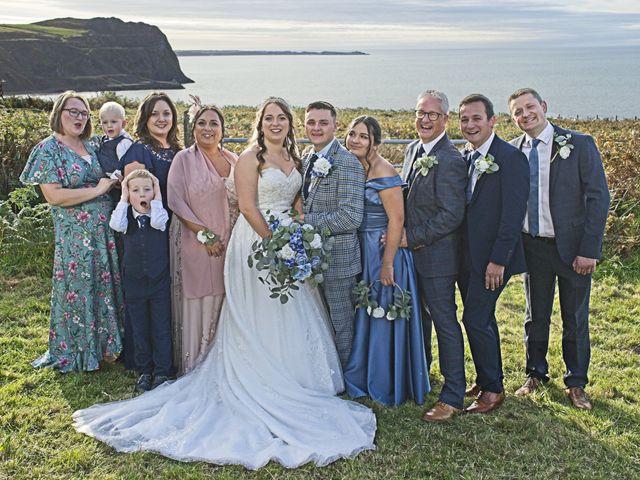 Joseph and Katie&apos;s Wedding in Caernarfon, Gwynedd 175