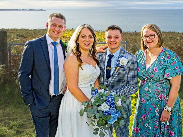 Joseph and Katie&apos;s Wedding in Caernarfon, Gwynedd 181