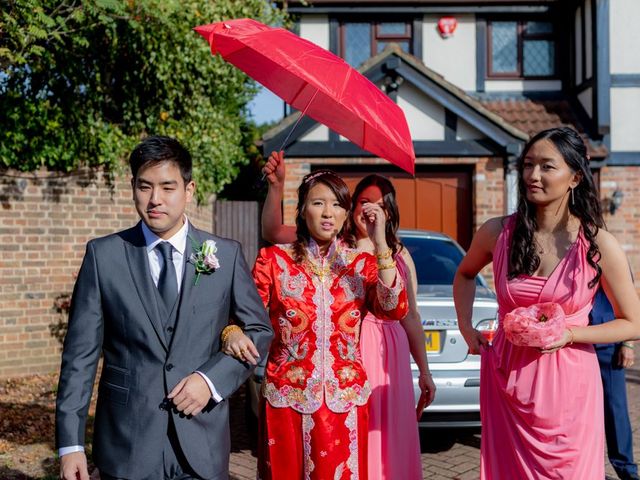 Teck and Michelle&apos;s Wedding in Yateley, Hampshire 30