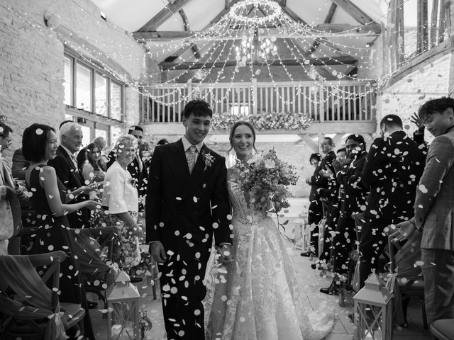 Justin and Esme's Wedding in Kingscote, Gloucestershire 4