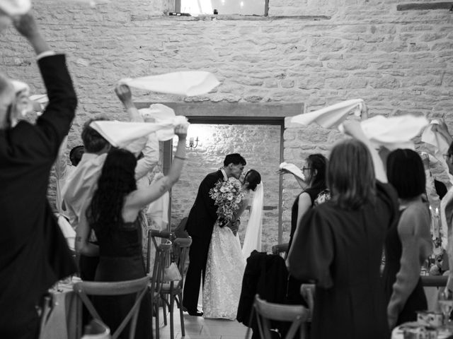 Justin and Esme's Wedding in Kingscote, Gloucestershire 5