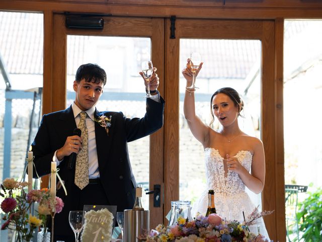 Justin and Esme's Wedding in Kingscote, Gloucestershire 6