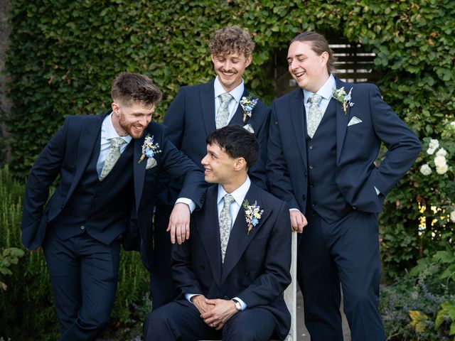 Justin and Esme's Wedding in Kingscote, Gloucestershire 10