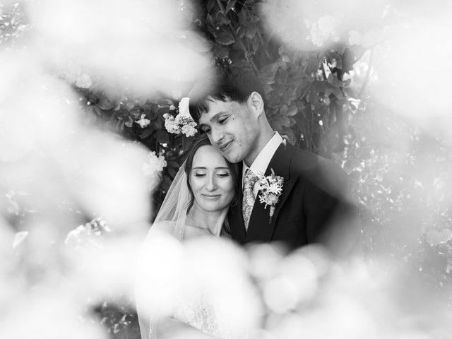 Justin and Esme's Wedding in Kingscote, Gloucestershire 11