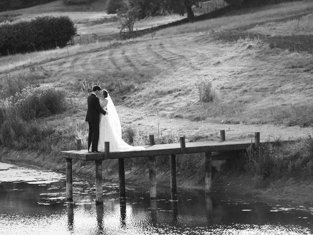 Justin and Esme's Wedding in Kingscote, Gloucestershire 12