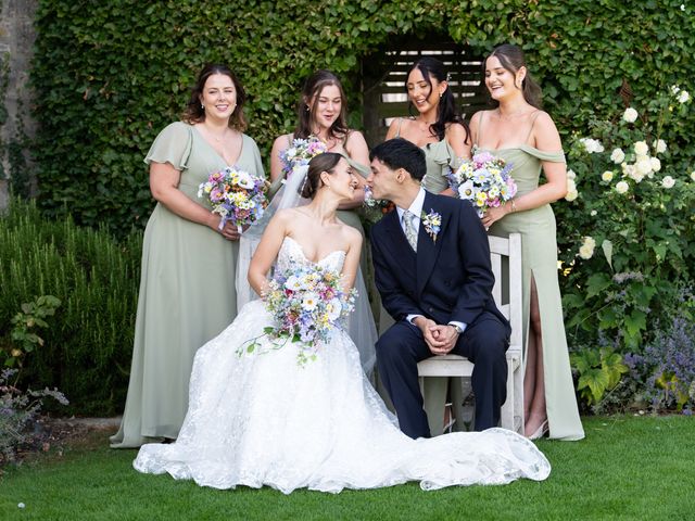 Justin and Esme's Wedding in Kingscote, Gloucestershire 13