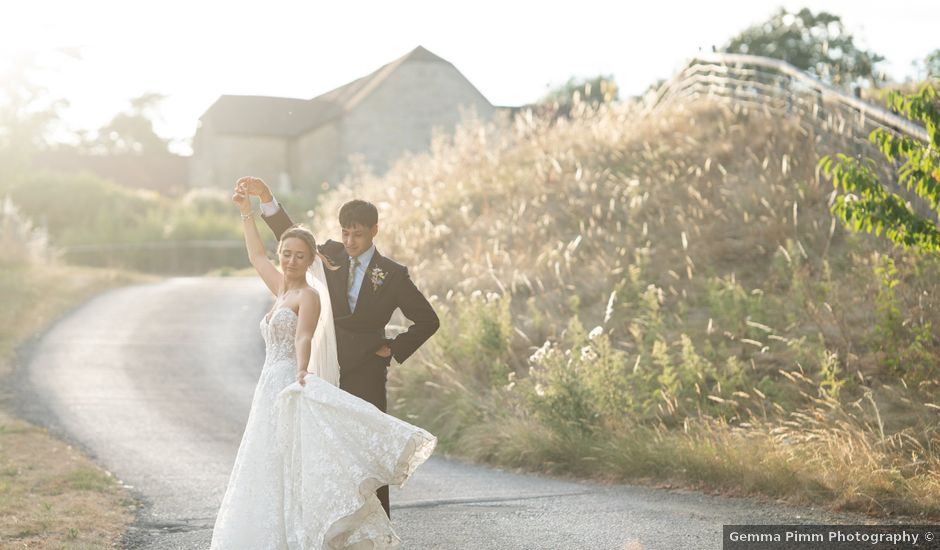Justin and Esme's Wedding in Kingscote, Gloucestershire