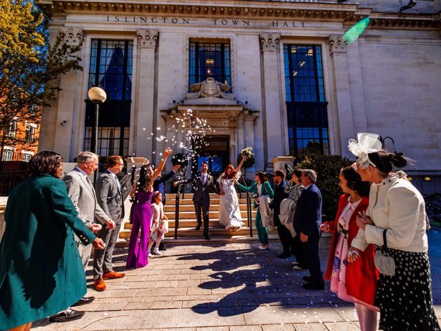 Charlotte and Alessandro's Wedding in Islington, North London 9