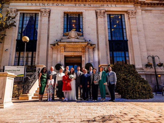 Charlotte and Alessandro's Wedding in Islington, North London 11