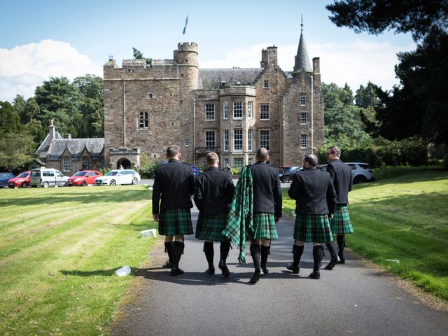 Aidam and Emily's Wedding in Carberry Tower, Lothian &amp; Borders 10