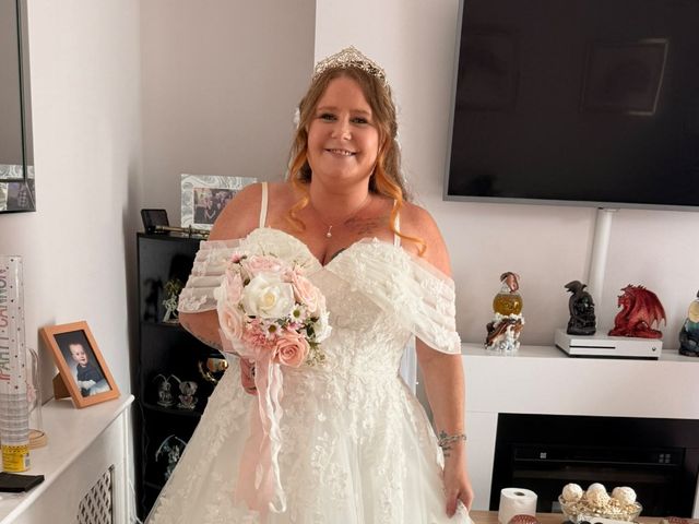 Dane and Charlotte's Wedding in Ystrad Mynach, Powys 3