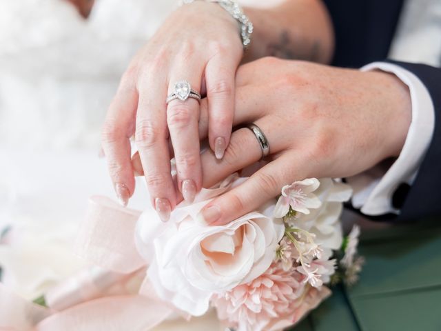 Dane and Charlotte's Wedding in Ystrad Mynach, Powys 9