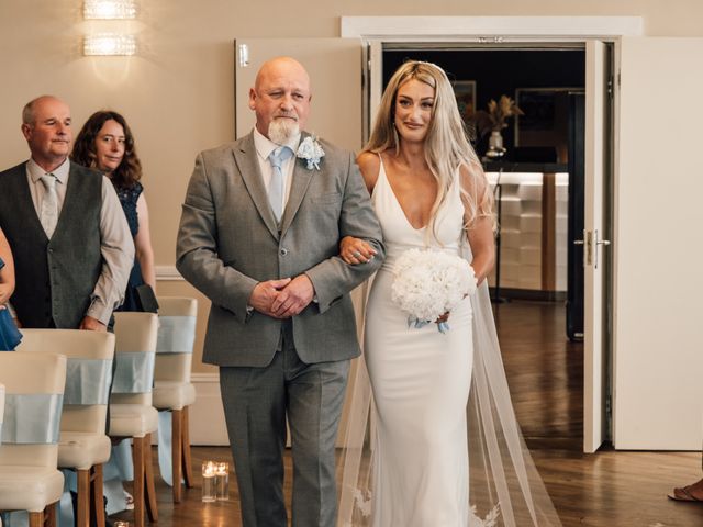 Aled and Taylor's Wedding in Caernarfon, Gwynedd 3