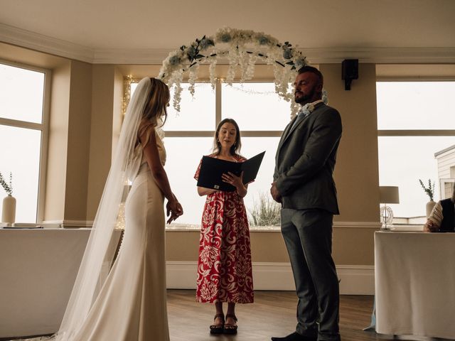 Aled and Taylor's Wedding in Caernarfon, Gwynedd 4