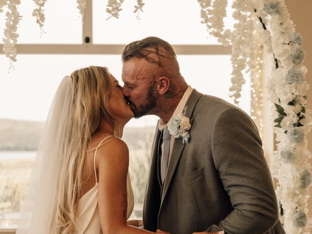 Aled and Taylor's Wedding in Caernarfon, Gwynedd 8