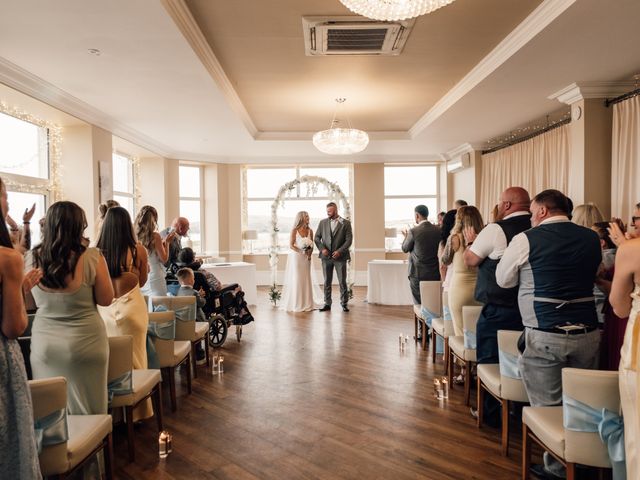 Aled and Taylor's Wedding in Caernarfon, Gwynedd 11