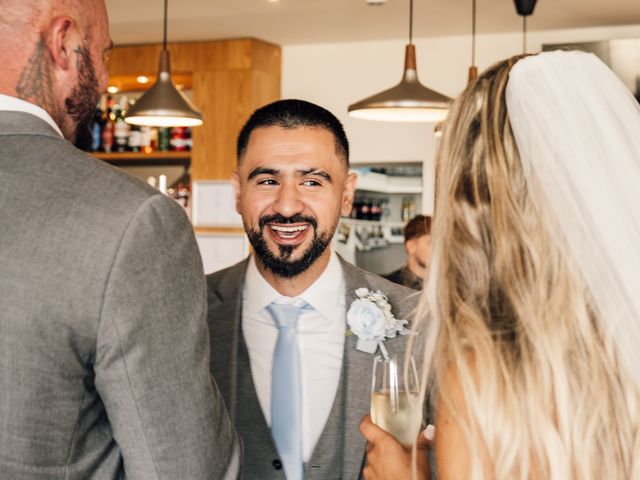 Aled and Taylor's Wedding in Caernarfon, Gwynedd 12