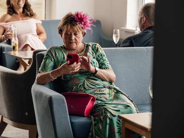 Aled and Taylor's Wedding in Caernarfon, Gwynedd 14