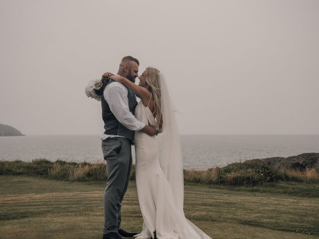 Aled and Taylor's Wedding in Caernarfon, Gwynedd 21