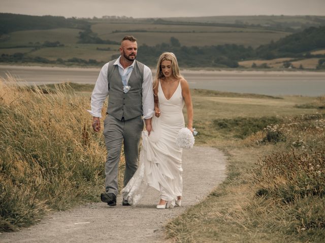 Aled and Taylor's Wedding in Caernarfon, Gwynedd 22