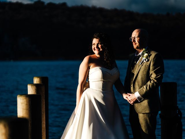 Joe and Chantelle 's Wedding in Newby Bridge, Cumbria 11