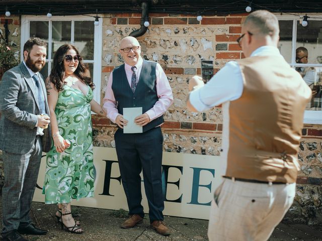 Kate and James&apos;s Wedding in Eastbourne, East Sussex 25