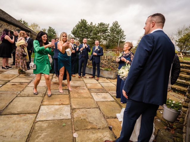Jade and Chris&apos;s Wedding in Lydgate, Greater Manchester 37