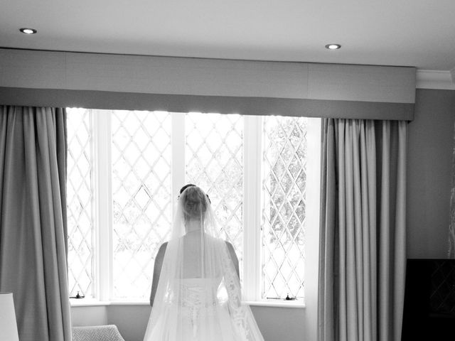 Groom and Bride&apos;s Wedding in Oakley, Hampshire 9