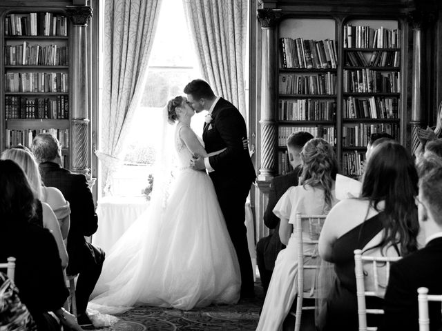 Groom and Bride&apos;s Wedding in Oakley, Hampshire 18