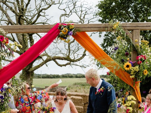 Tom and Emma's Wedding in Hayle, Cornwall 8