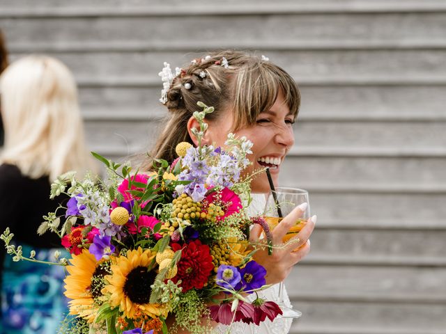 Tom and Emma's Wedding in Hayle, Cornwall 14