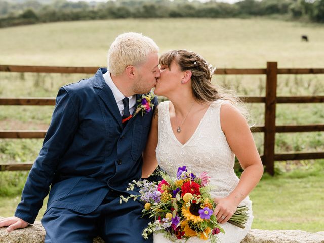 Tom and Emma's Wedding in Hayle, Cornwall 17
