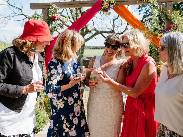 Tom and Emma's Wedding in Hayle, Cornwall 22