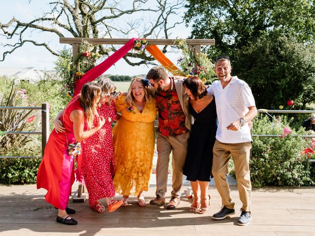 Tom and Emma's Wedding in Hayle, Cornwall 23