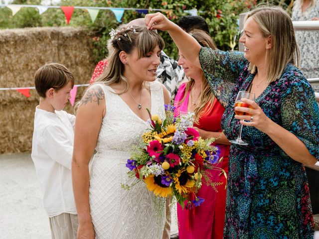 Tom and Emma's Wedding in Hayle, Cornwall 51