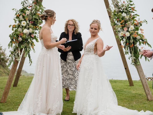 Jessica and Jennifer&apos;s Wedding in Polhawn, Cornwall 29