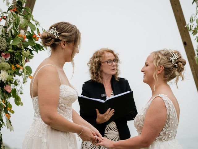 Jessica and Jennifer&apos;s Wedding in Polhawn, Cornwall 31