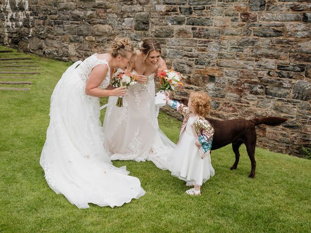 Jessica and Jennifer&apos;s Wedding in Polhawn, Cornwall 40