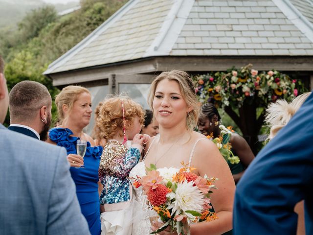 Jessica and Jennifer&apos;s Wedding in Polhawn, Cornwall 43