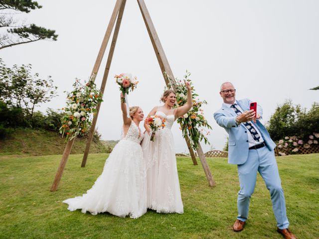 Jessica and Jennifer&apos;s Wedding in Polhawn, Cornwall 2