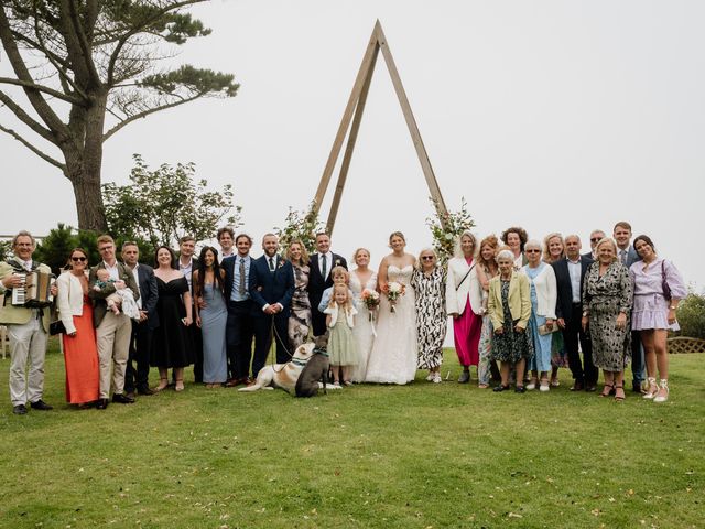 Jessica and Jennifer&apos;s Wedding in Polhawn, Cornwall 55