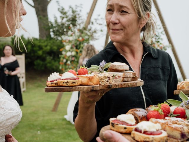 Jessica and Jennifer&apos;s Wedding in Polhawn, Cornwall 56