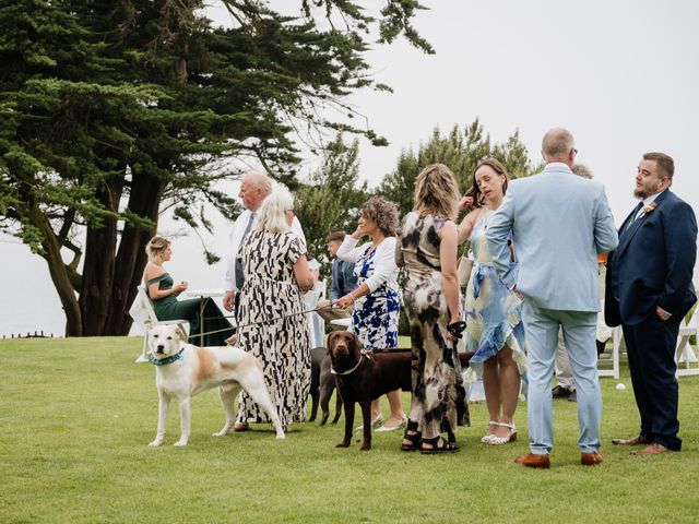 Jessica and Jennifer&apos;s Wedding in Polhawn, Cornwall 77