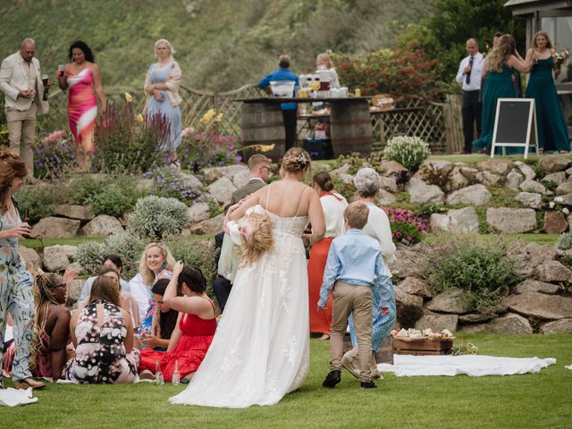 Jessica and Jennifer&apos;s Wedding in Polhawn, Cornwall 80