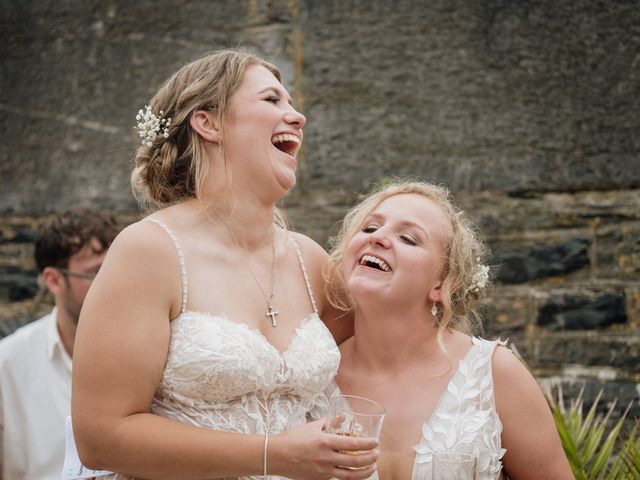 Jessica and Jennifer&apos;s Wedding in Polhawn, Cornwall 103