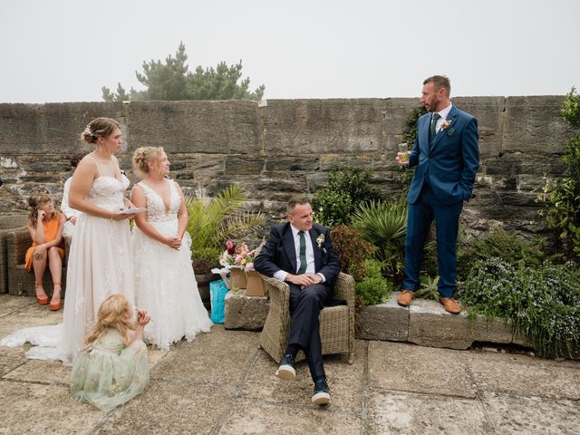 Jessica and Jennifer&apos;s Wedding in Polhawn, Cornwall 105