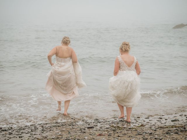 Jessica and Jennifer&apos;s Wedding in Polhawn, Cornwall 119